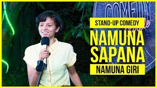 Namuna Sapana  Standup Comedy ft Namuna Giri [upl. by Nibram]