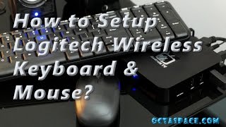 How to Setup Logitech MK220 Wireless Keyboard Mouse Combo to a Laptop or Tablet [upl. by Corenda]