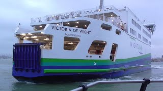 Wightlink  Victoria of Wight  Portsmouth to Fishbourne [upl. by Winne]