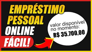 TOP 5 Sites Para Conseguir um EMPRÉSTIMO PESSOAL ONLINE de FÁCIL APROVAÇÃO [upl. by Honniball]