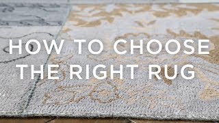 How To Choose The Right Rug A Guide From west elm [upl. by Ativak]