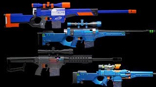 NERF SNIPER RIFLE KITS [upl. by Ovatsug]