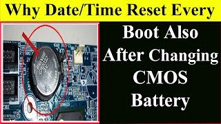 Why After Changing CMOS Battery DateTime Reset Solved BIOS [upl. by Janella]