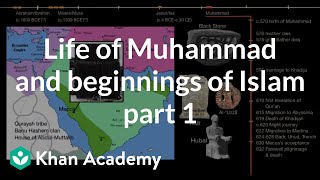 Life of Muhammad and beginnings of Islam part 1  World History  Khan Academy [upl. by Laynad]