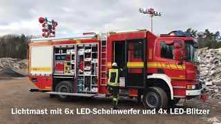 Rüstwagen Logistik RWL der Freiwilligen Feuerwehr Vechta NI [upl. by Enyaj]