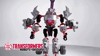 Transformers ConstructBots  Megatron  Instructional Video  Transformers Official [upl. by Yadrahs]