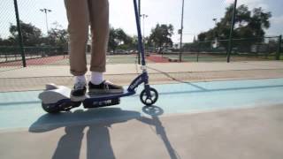 Razor E90 Electric Scooter Ride Video [upl. by Watkin]