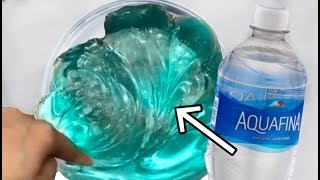 1 INGREDIENT SLIME 💧 ❓ WATER  slime [upl. by Alaehs986]