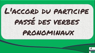 Laccord du participe passé des verbes pronominaux [upl. by Anemix406]