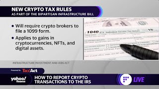 Taxes How to report crypto transactions to the IRS [upl. by Melar]