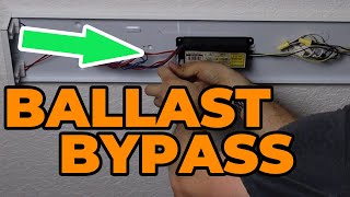 Flourescent to LED Conversion Ballast Bypass [upl. by Philps]