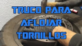 TRUCO PARA AFLOJAR TORNILLOS OXIDADOS PEGADOS O DUROS 🛠 [upl. by Edwin]