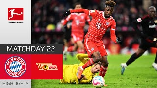 FC Bayern München  Union Berlin 30  Highlights  Matchday 22 – Bundesliga 202223 [upl. by Durand]