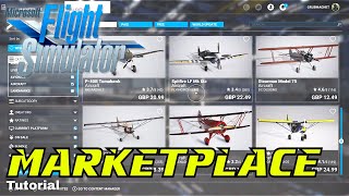 Microsoft Flight Simulator Marketplace Explained [upl. by Sayre]