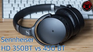 Sennheiser HD 350BT vs HD 450BT  Review amp Vergleich DeutschGerman [upl. by Nagram]