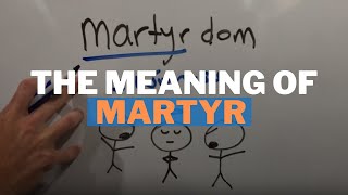 The Meaning of Martyr in Christianity [upl. by Assillim326]