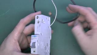 Fitting an RCBO in a Consumer Unit [upl. by Aimerej]