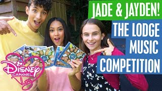 DISNEY CHANNEL VLOG with guest stars JADE amp JAYDEN  THE LODGE MUSIC COMPETITION [upl. by Aniaz]