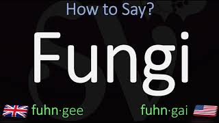 How to Pronounce Fungi CORRECTLY British Vs American Pronunciation [upl. by Jimmie]