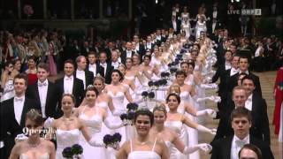 Polonaise debutants Opera Ball 2014 in Vienna [upl. by Grof]