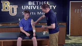 Elbow Hyperextension Taping Skills Video [upl. by Swaine]