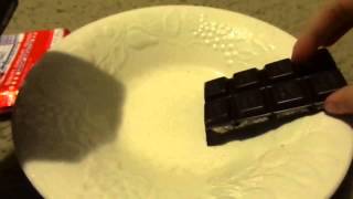 Ritter Sport Dark Chocolate with Marzipan  taste test with Karai Natsume [upl. by Ruphina]