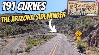 Historic Arizona Sidewinder 191 Curves Route 66 [upl. by Haggai]