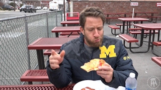 Barstool Pizza Review  L amp B Spumoni Gardens Brooklyn NY [upl. by Sirois794]