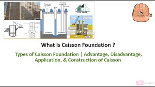 What Is Caisson Foundation  Types of Caisson Foundation [upl. by Attelra356]