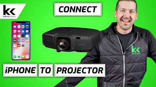 How To Connect An iPhone to Projector [upl. by Ashford]