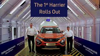 Tata Harrier  First Car Rollout [upl. by Cele]