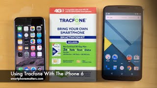 Using Tracfone With The iPhone 6 [upl. by Arihsa]