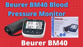 Beurer blood pressure monitor how to use BM 40 [upl. by Voltmer]