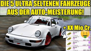 Forza Horizon 5  5 ultraseltene Fahrzeuge in der AutoMeisterung Hiermit verdienst du Millionen [upl. by Jessica]