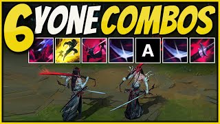 New Yone MAIN Shows 6 COMBOS That You Can Easy Learn amp Master  League of Legends Yone Guide [upl. by Aiciram]