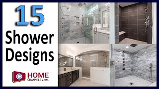 15 Master Bathroom Shower Designs  Remodel Makeover Interior Design Ideas [upl. by Zielsdorf]