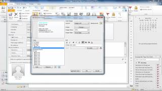 How to work with business cards in outlook [upl. by Odarnoc]