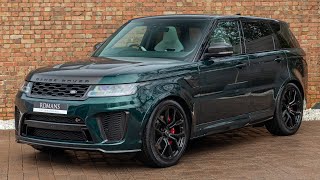 2020 Range Rover Sport 50 SVR  British Racing Green  Walkaround amp Interior 4K [upl. by Tiffy]