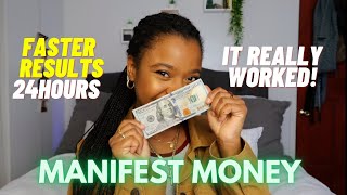 How I Manifested Money in 24 HOURS  Money Manifestation Success Story  Scripting Method Worked [upl. by Aicnom369]