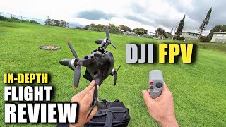 DJI FPV Drone Flight Test Review IN DEPTH  Motion Control amp Fly More Kit How Does It REALLY Work [upl. by Felder]