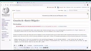 Como crear un articulo en wikipedia Tutorial [upl. by Stacy]