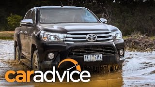 2016 Toyota HiLux Review  on and offroad [upl. by Elleinaj]