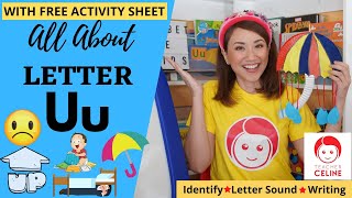 Letter Uu  Phonics for Kids  ABC Sounds  Art Activity  Learn to Read [upl. by Dyer348]