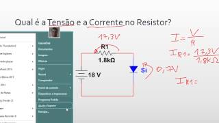 Aula 12  Circuitos CC com Diodo [upl. by Otina150]