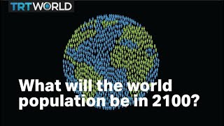 The worlds population from 1800 to 2100 based on UN predictions [upl. by Whiteley]