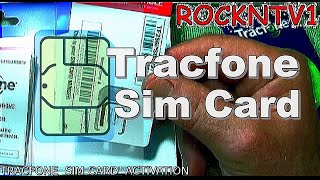 TRACFONE SIM CARD Install PRE ACTIVATION [upl. by Hillard305]