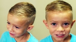 HOW TO CUT BOYS HAIR  Trendy boys haircut tutorial [upl. by Ezitram]