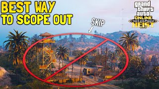 GTA Online  BEST amp FASTEST Way To Do the Cayo Perico Scope Out Mission Skip Main Guard Post [upl. by Rilda]