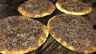 How to Make the Best Lebanese Manakish Flatbread  Zaatar Bread  Eats With Gasia [upl. by Yduj]