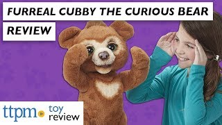 FurReal Cubby the Curious Bear Review from Hasbro [upl. by Erbas]